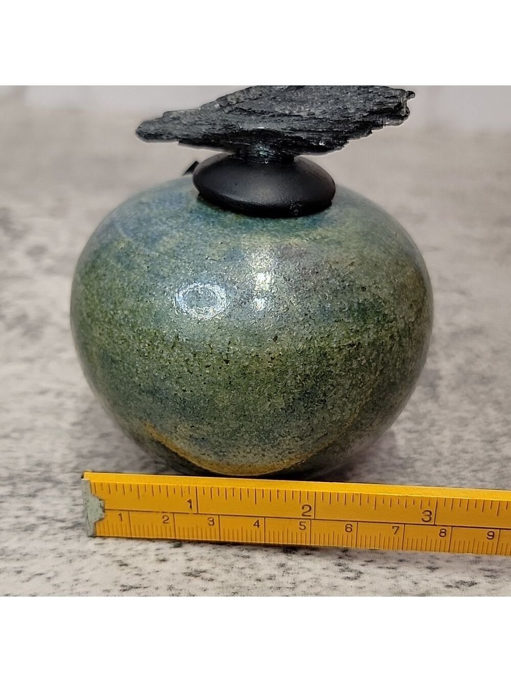 Artist signed Jeremy Diller dream jar raku potteryworks - Picture 6 of 7
